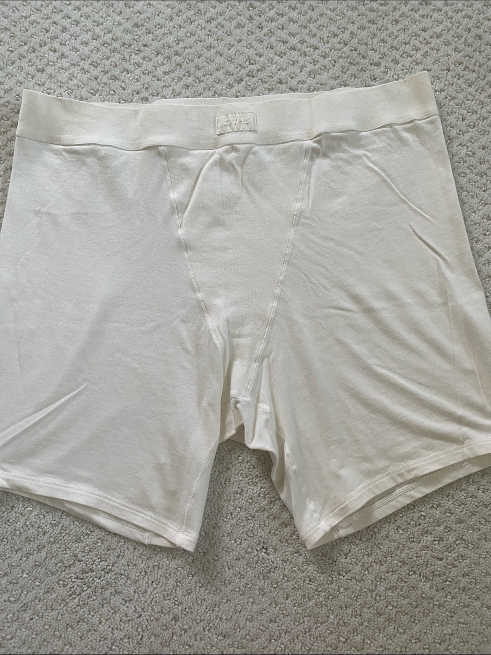Skims Women’s Off White Boxer Briefs – L